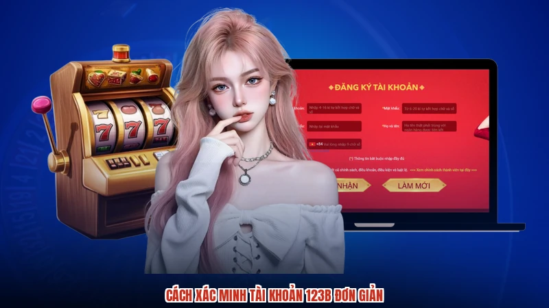 Cách xác minh tài khoản 123B đơn giản