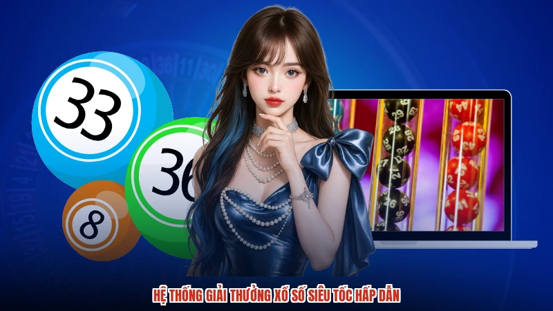 Hệ thống giải thưởng xổ số siêu tốc hấp dẫn
