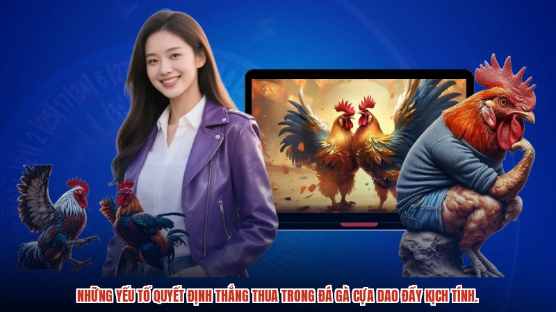 Những yếu tố quyết định thắng thua trong đá gà cựa dao đầy kịch tính.