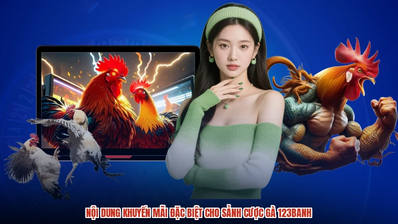 Nội dung khuyến mãi đặc biệt cho sảnh cược gà 123Banh